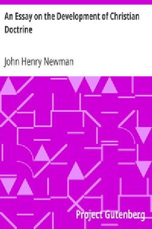 [Gutenberg 35110] • An Essay on the Development of Christian Doctrine